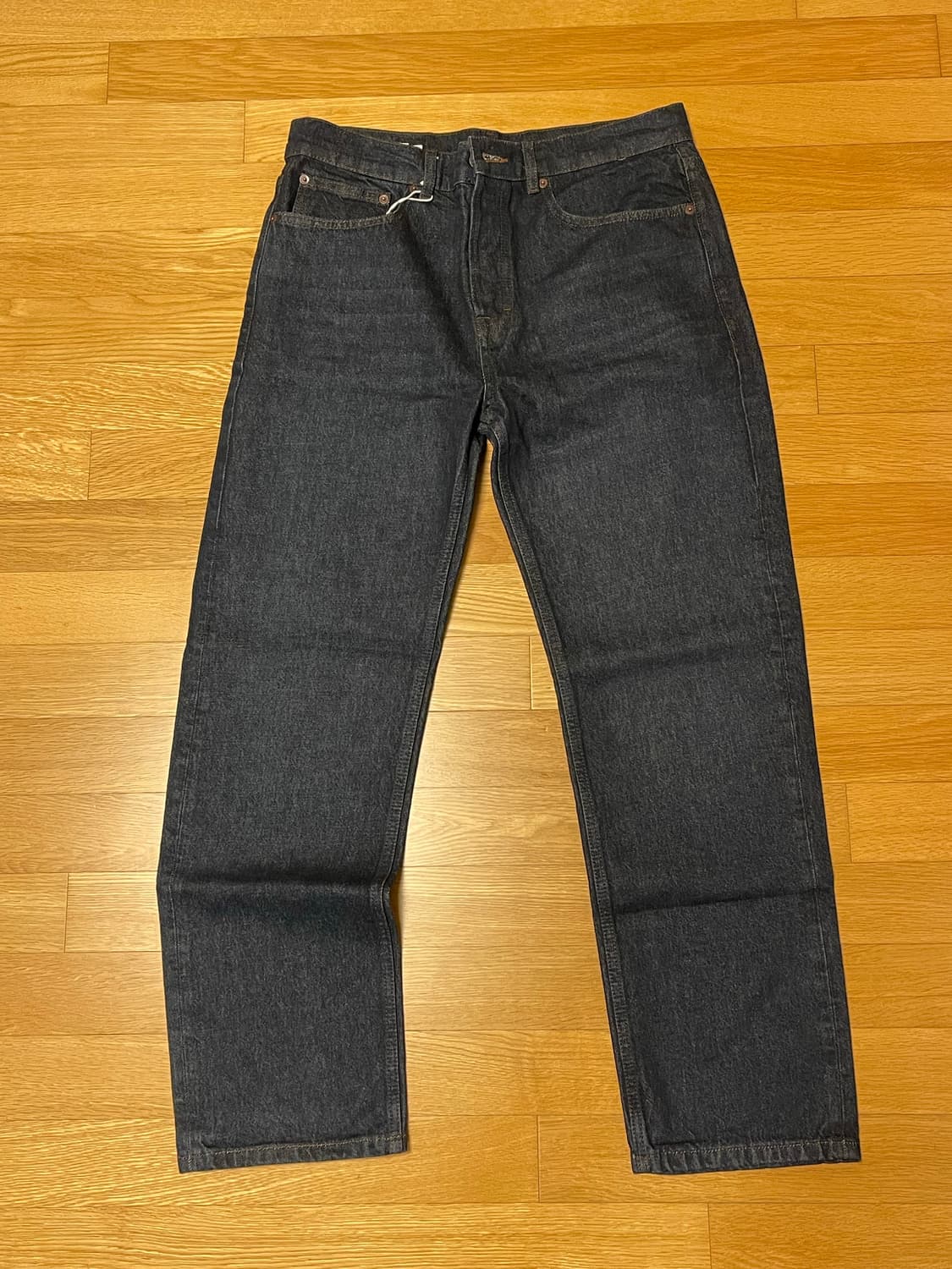 자라 오리진 인디고 스트레이트 앵클 핏 데님 상품이미지2