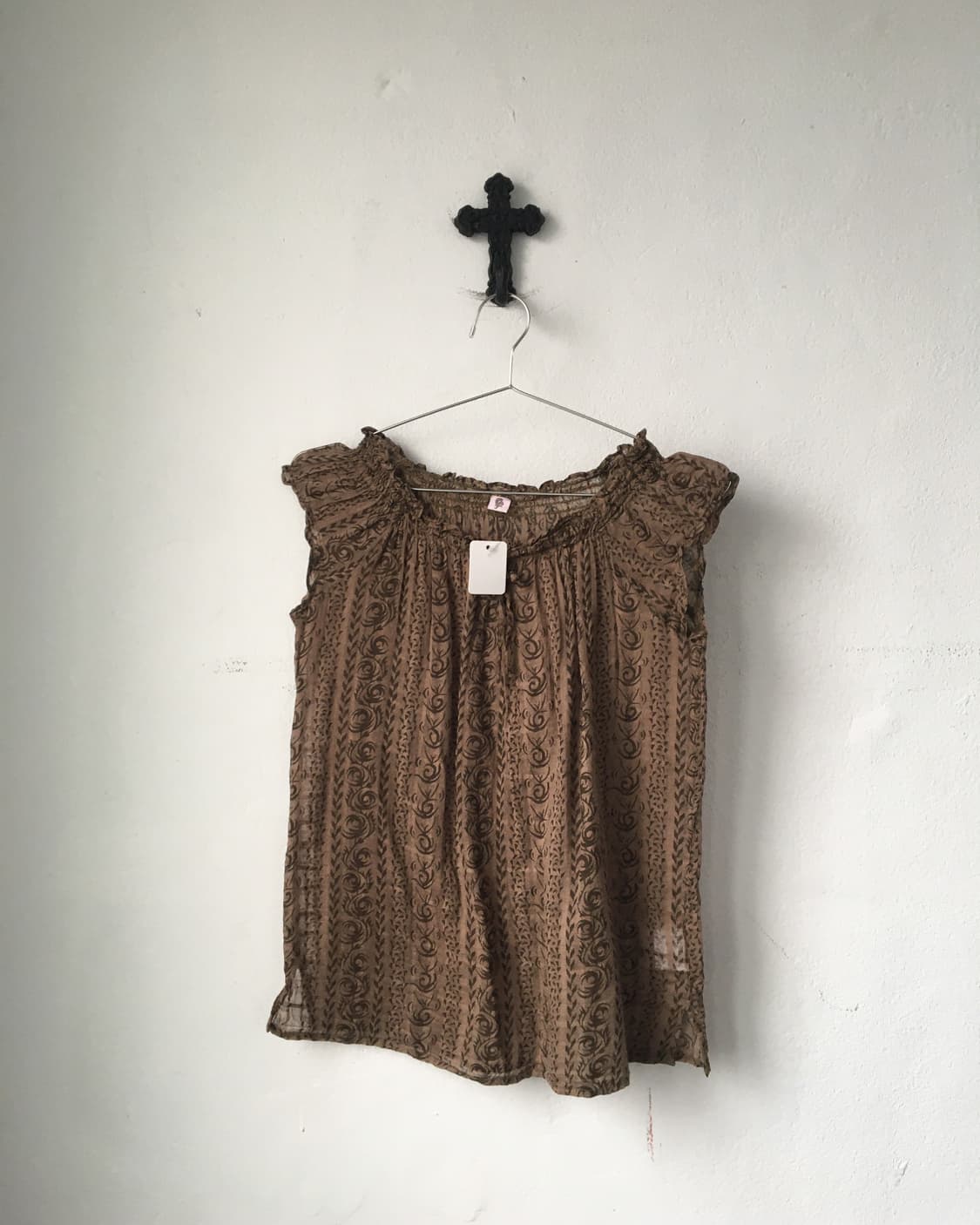 Ethnic pattern blouse 상품이미지2