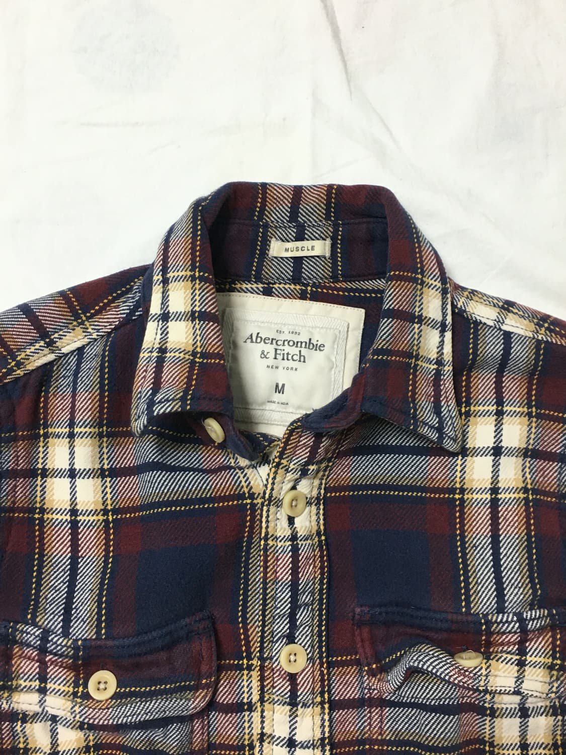 아베크롬비 Abercrombie 체크 남방 상품이미지3