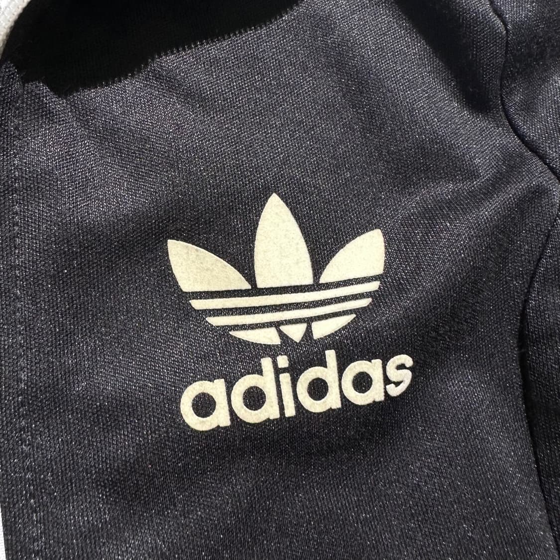 아디다스 로고 유로파 져지 트랙탑 자켓 블랙 상품이미지3