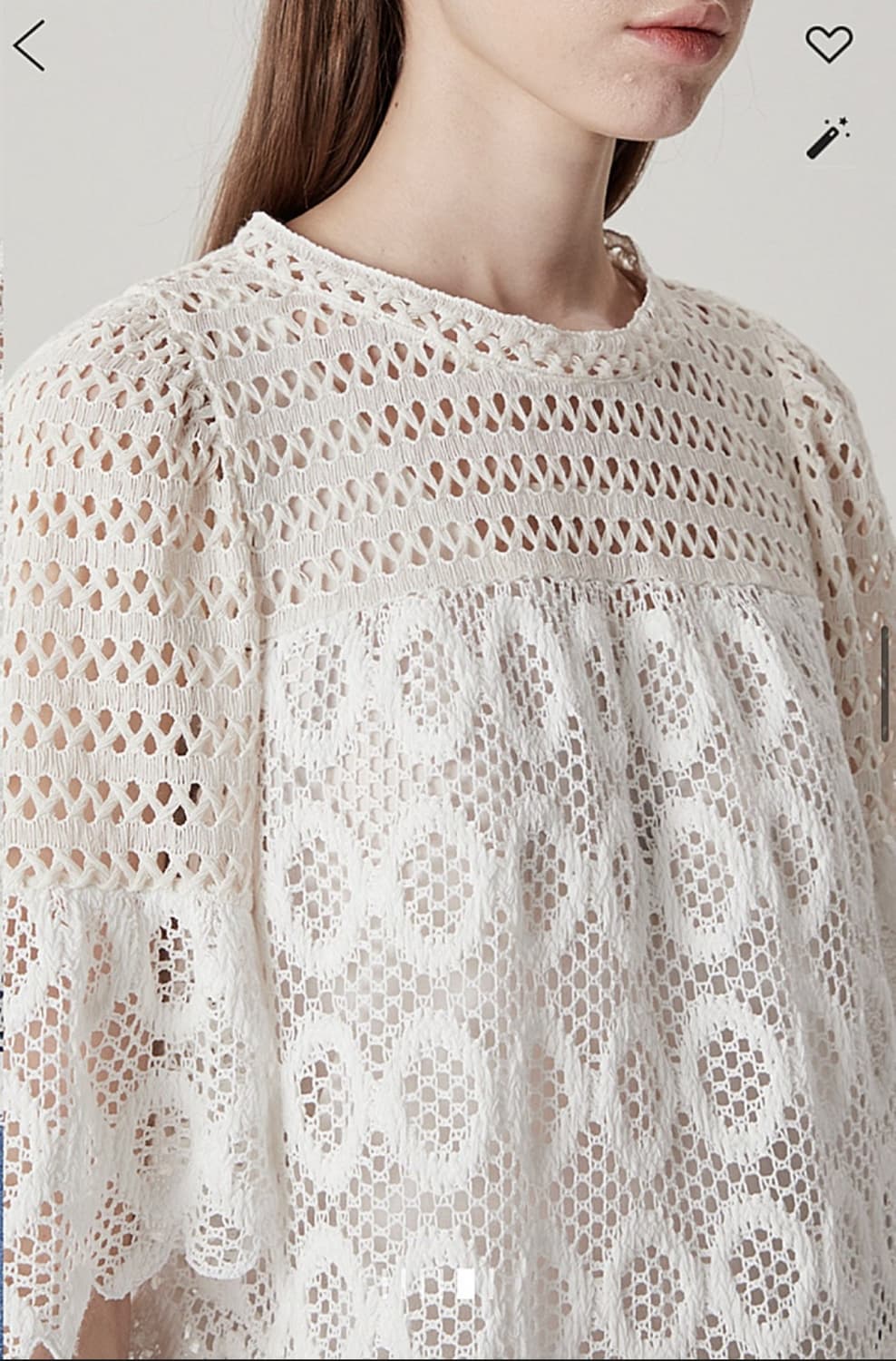 타임 네트 니트 탑 프리사이즈 상품이미지5