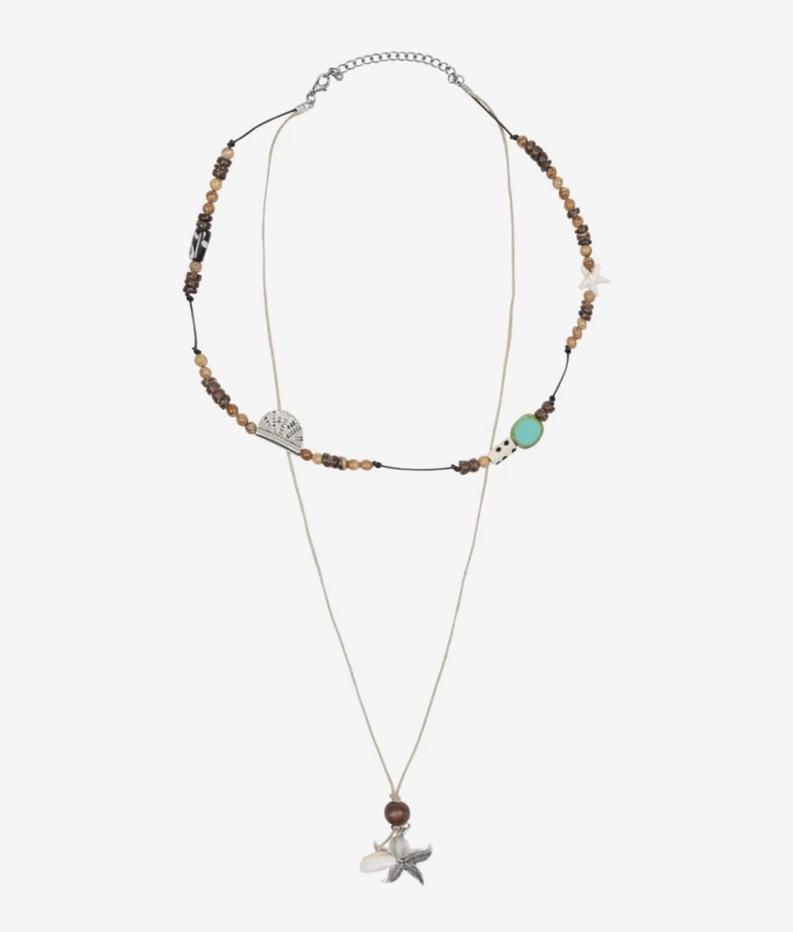 더콜디스트모먼트 목걸이TCM shell layered necklace ( 상품이미지1