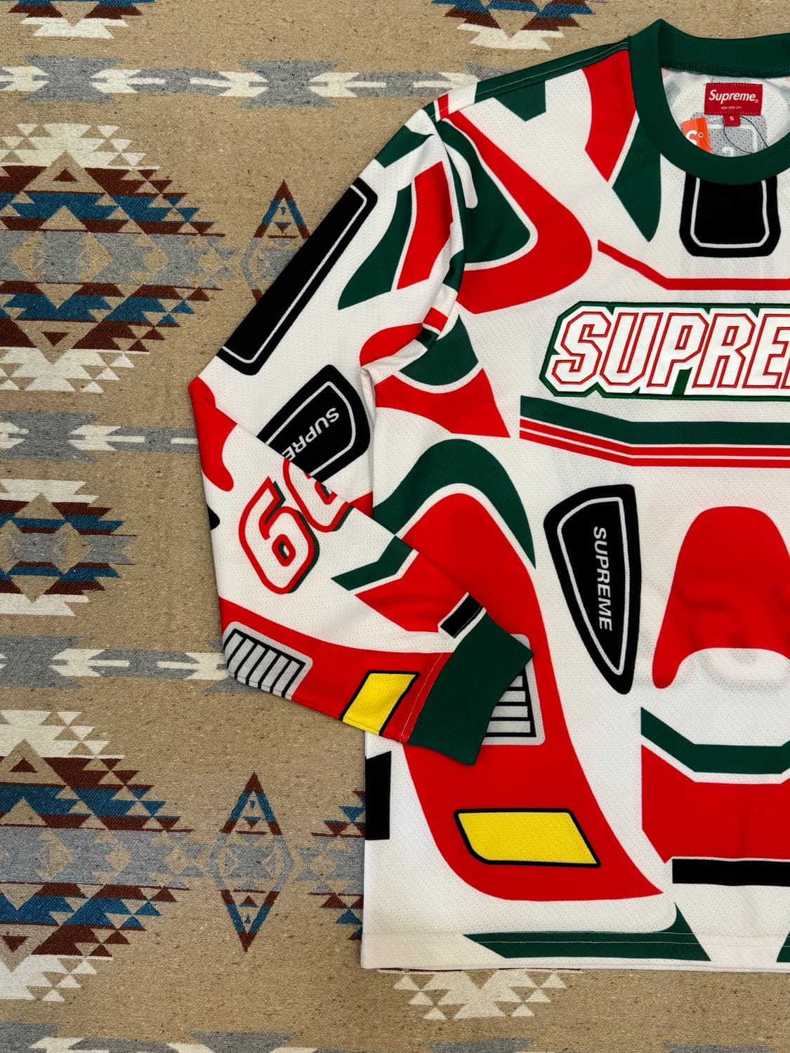 [S] 슈프림 데칼 모터 저지 화이트 22FW 상품이미지2