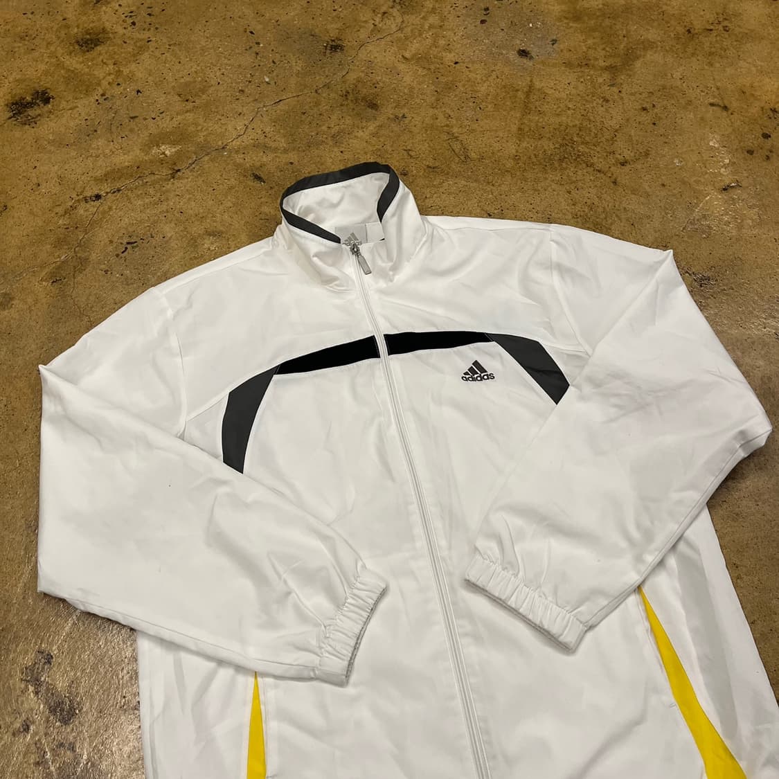 [정품/100] 아디다스 올드스쿨 화이트 바람막이 자켓 b17 상품이미지1