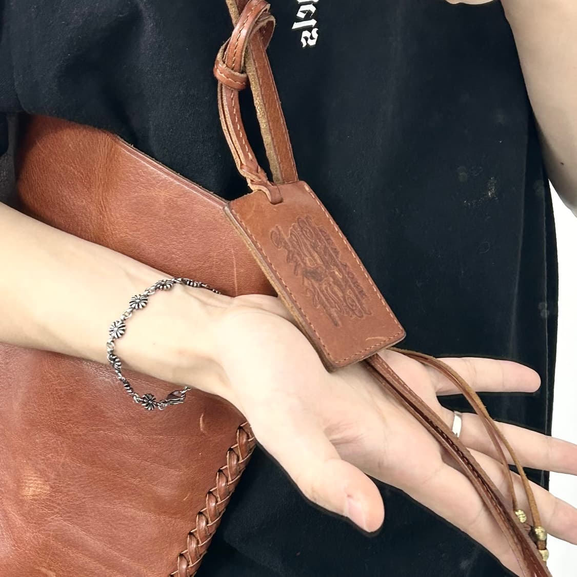 폴로 랄프로렌 웨스턴 프린지 레더 숄더백 상품이미지4