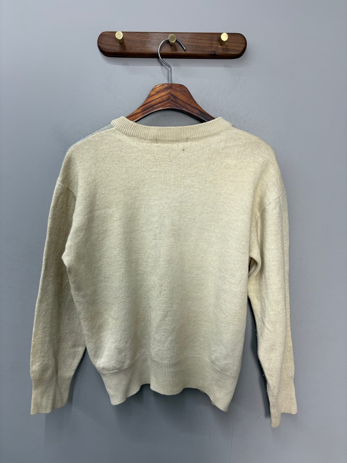 입생로랑 옐로우 블루 체크패턴 스웨트 A3058 상품이미지4