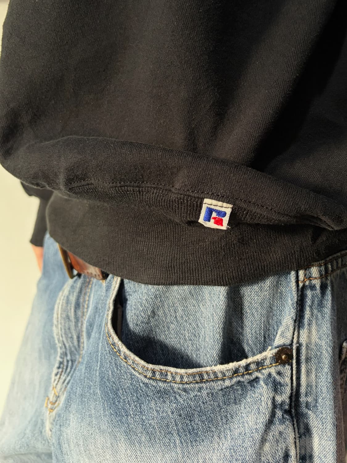 90s 올드스쿨 러셀 라지 헨리넥  상품이미지3