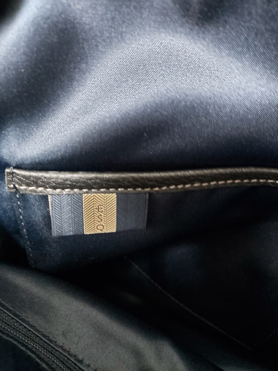 에스콰이어 남성 천연가죽 크로스백 서류가방 블랙 상품이미지7