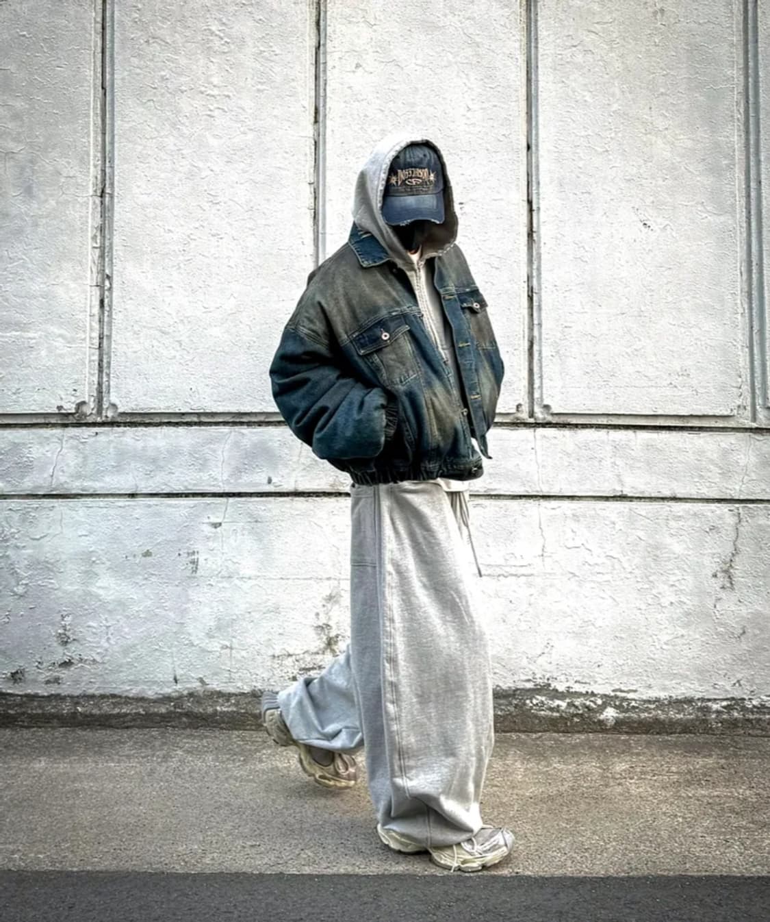 도프제이슨 그래픽 로고 데님 볼캡 상품이미지1