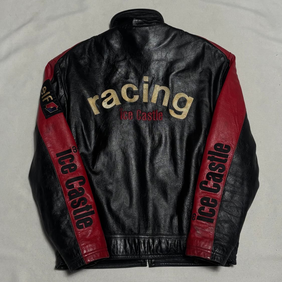 요시무라 빈티지 소가죽 레이싱자켓 상품이미지3