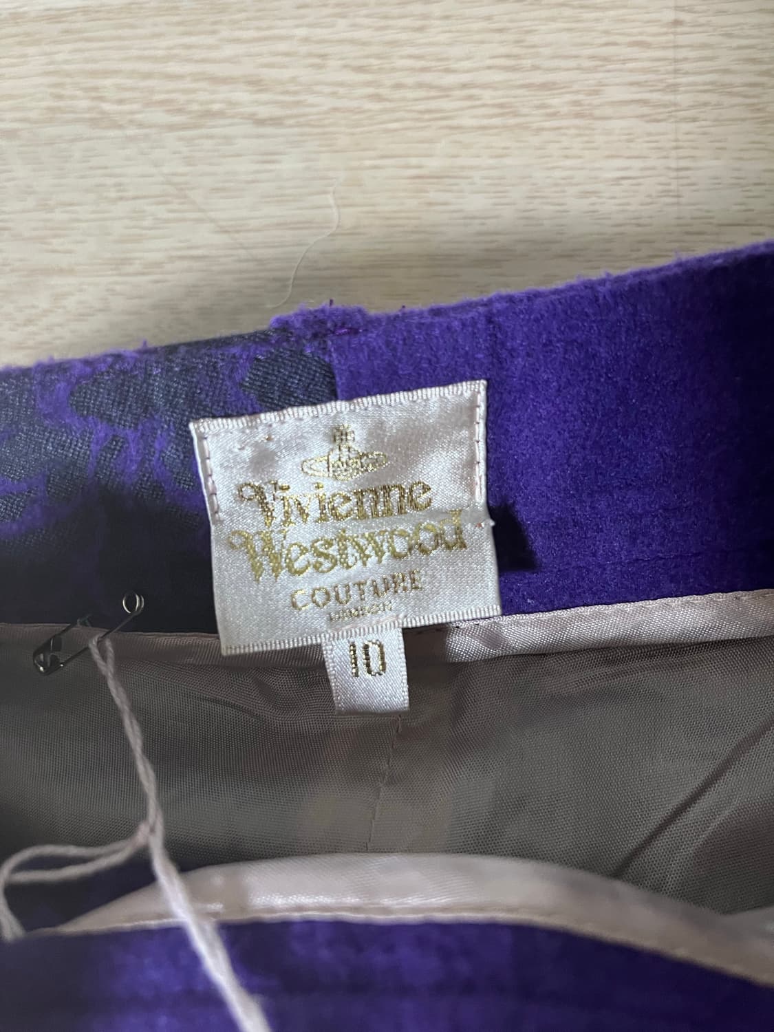 10 비비안 웨스트우드 골드라벨 퍼플 플로랄 벌룬 크롭 팬츠 상품이미지9