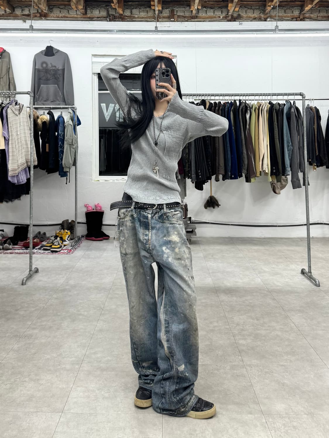 츠모리 치사토 스모킹 롱 슬리브 상품이미지1