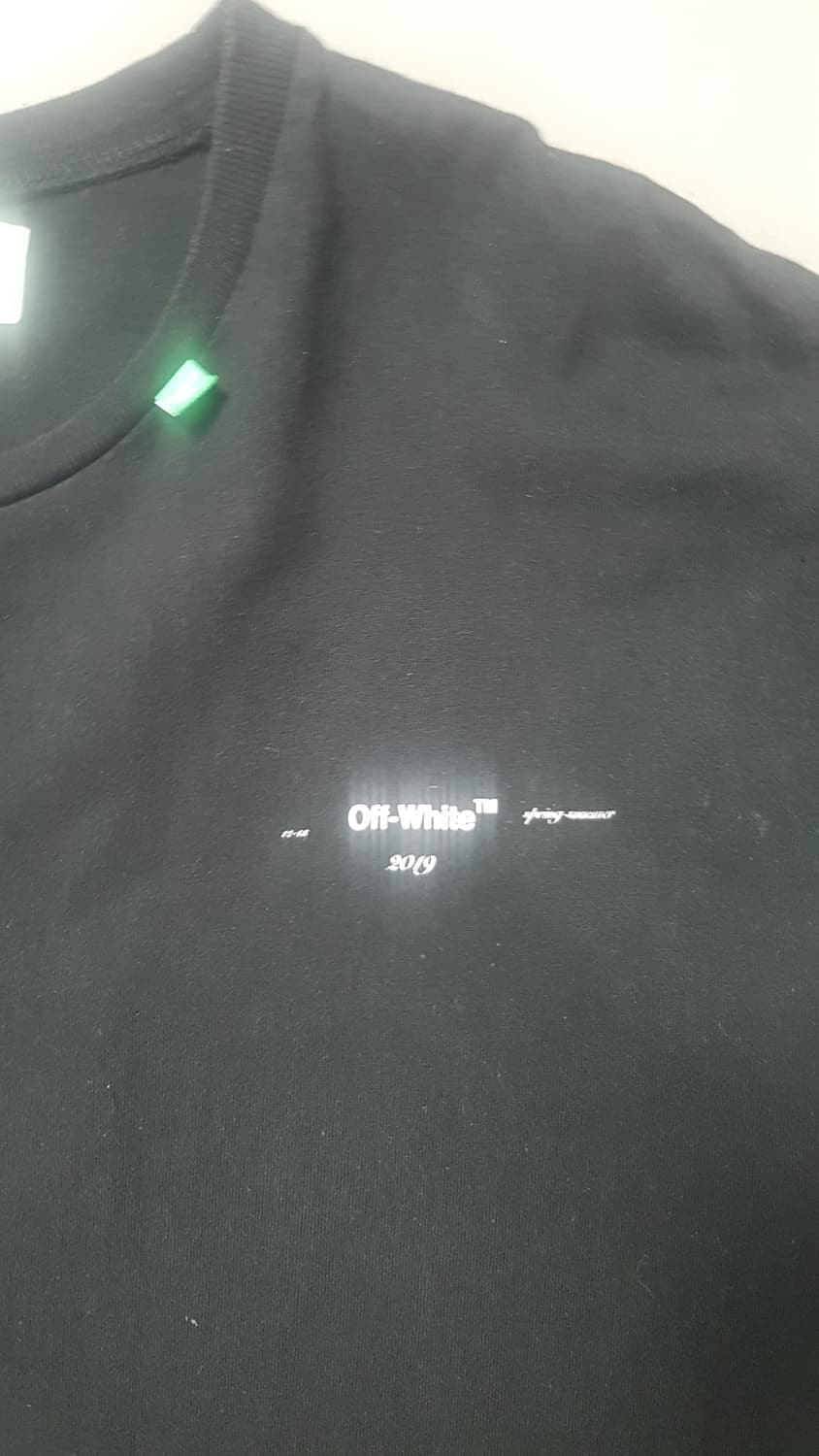 [S] 오프화이트 19SS 스텐실 오버핏 티셔츠 리폼  상품이미지4
