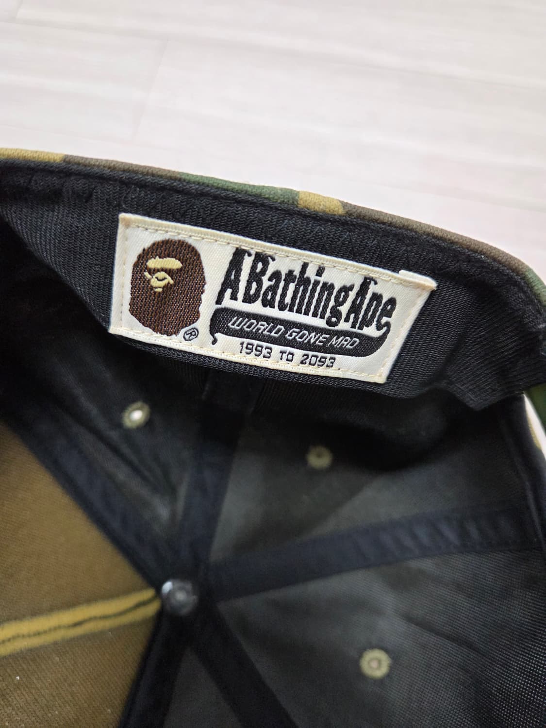 베이프 1st 황계카모 볼캡 상품이미지3