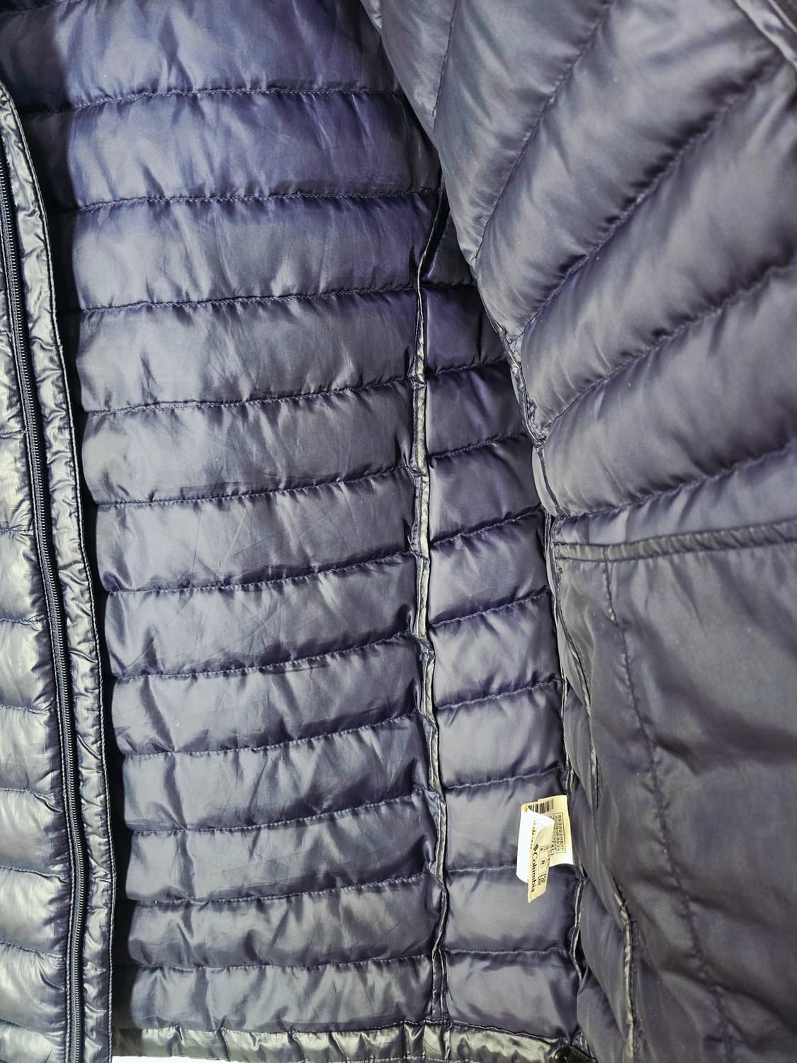 콜럼비아 남성 투톤 네이비 경량패딩 XL 상품이미지5