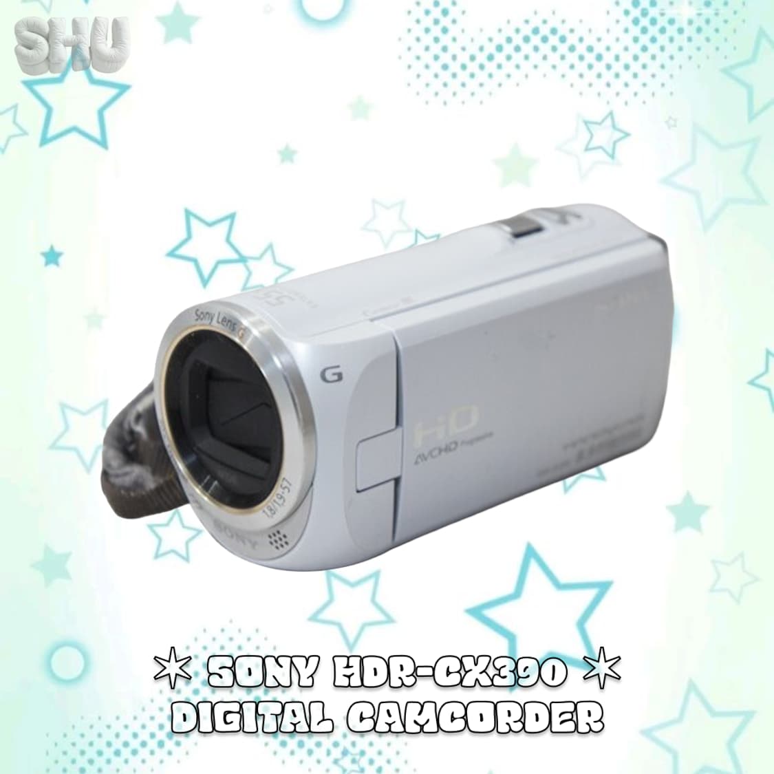 소니 SONY HDR-CX390 빈티지 캠코더 화이트 상품이미지2