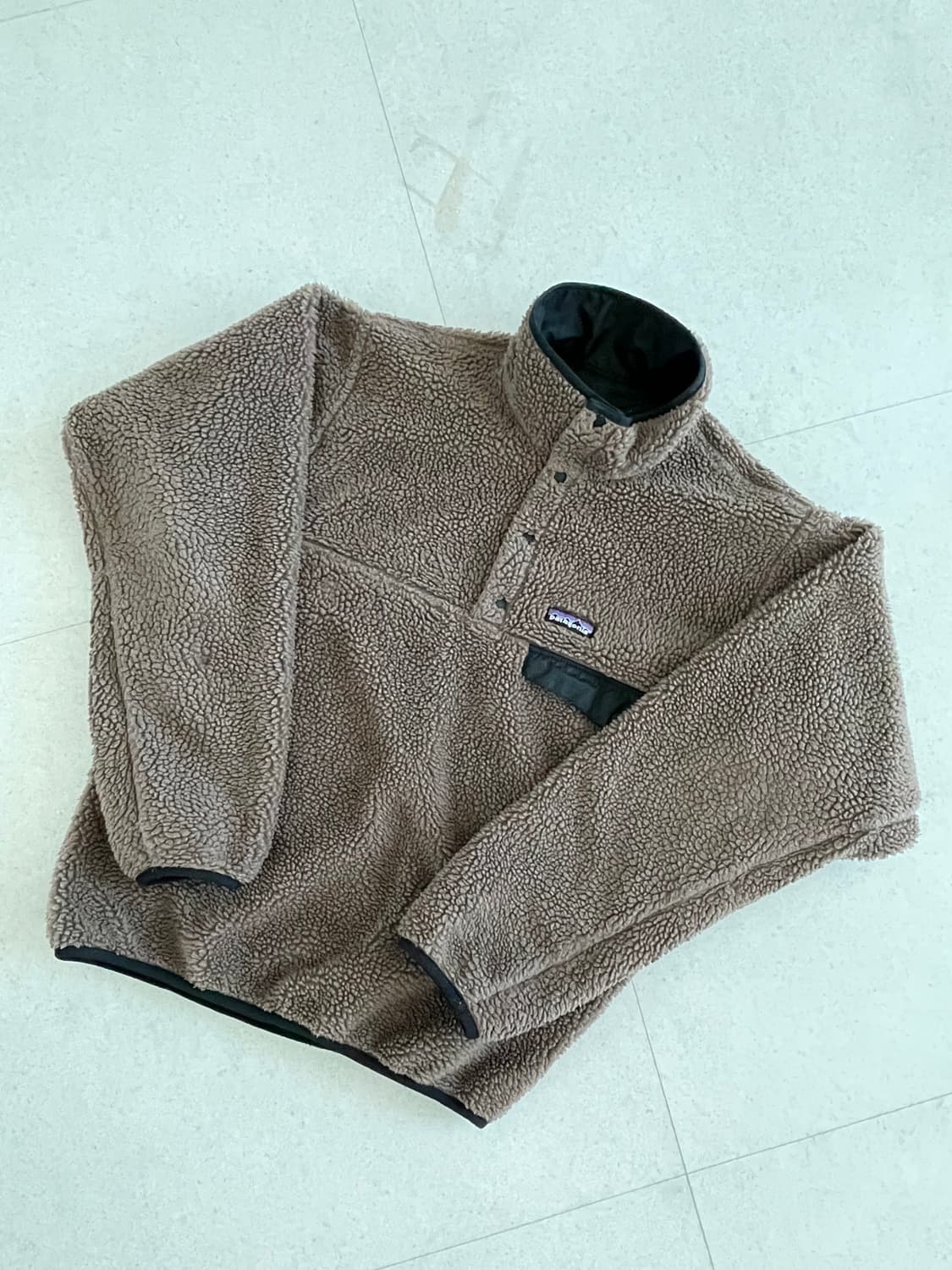 [M] 파타고니아 빈티지 글리세이드 스냅티 신칠라 브라운 / 블랙 상품이미지1