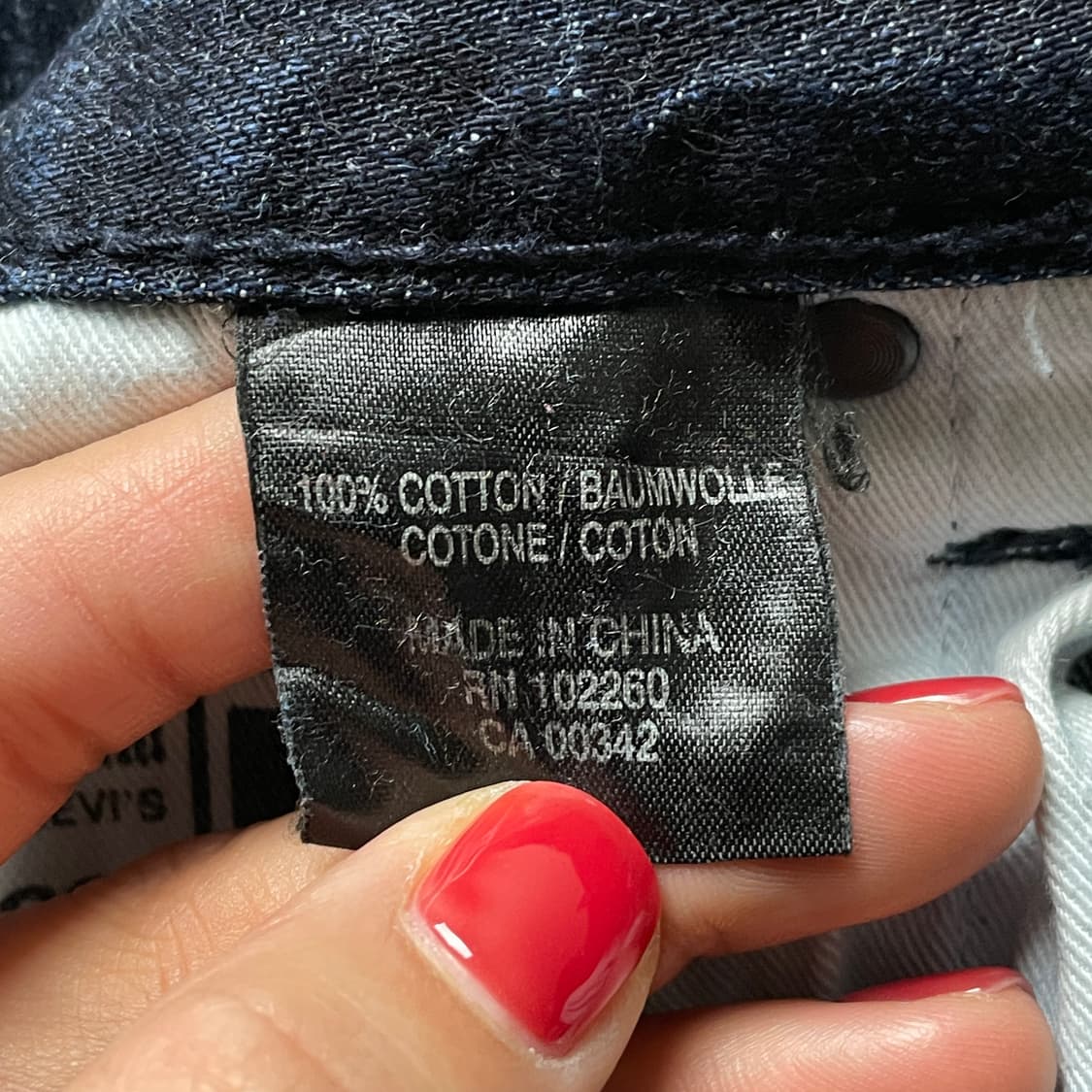 LEVI'S 리바이스 빈티지 인디고 코튼 데님 팬츠 A00640 상품이미지9