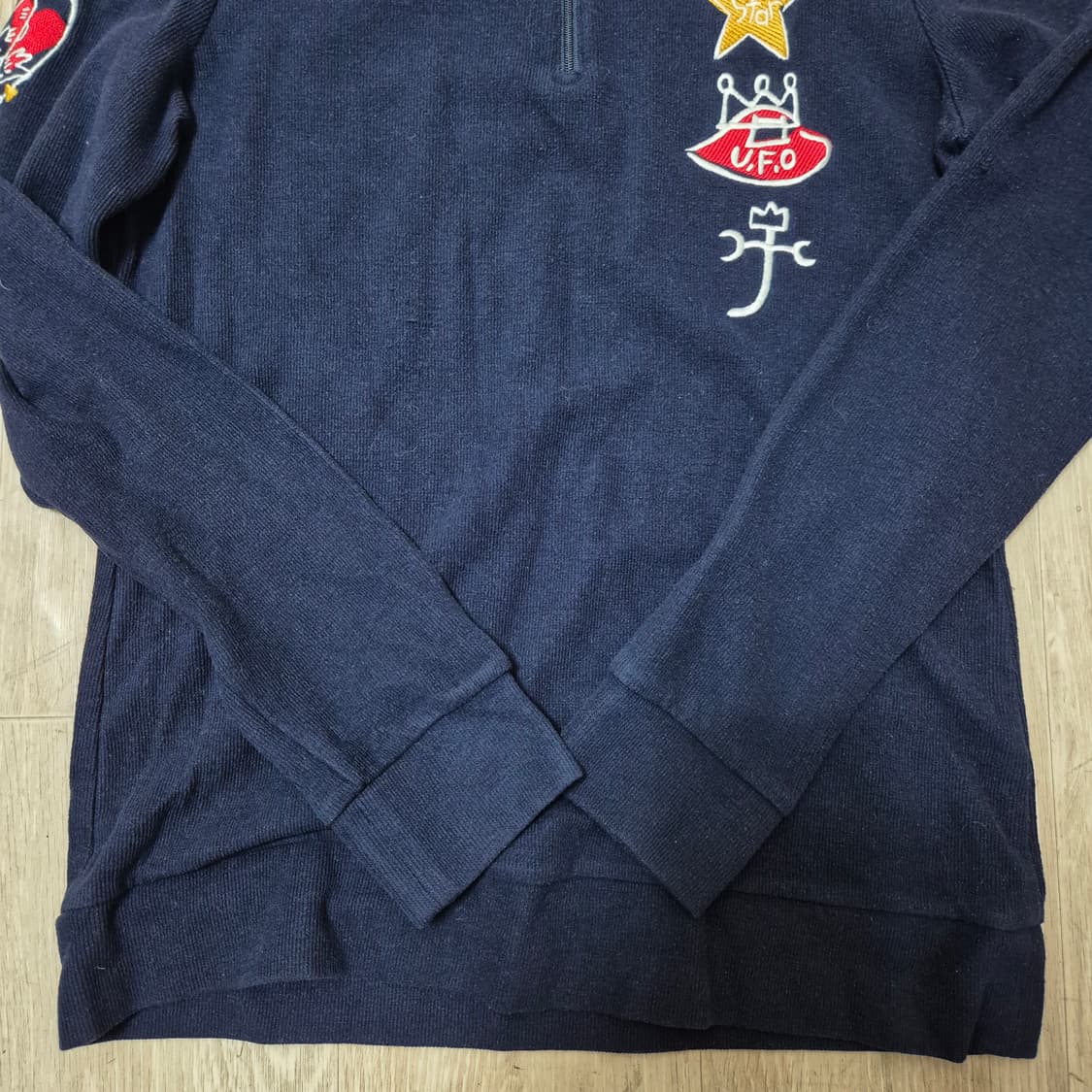 까스텔바작 여성 골프웨어 반집업 니트 S(90) 상품이미지3