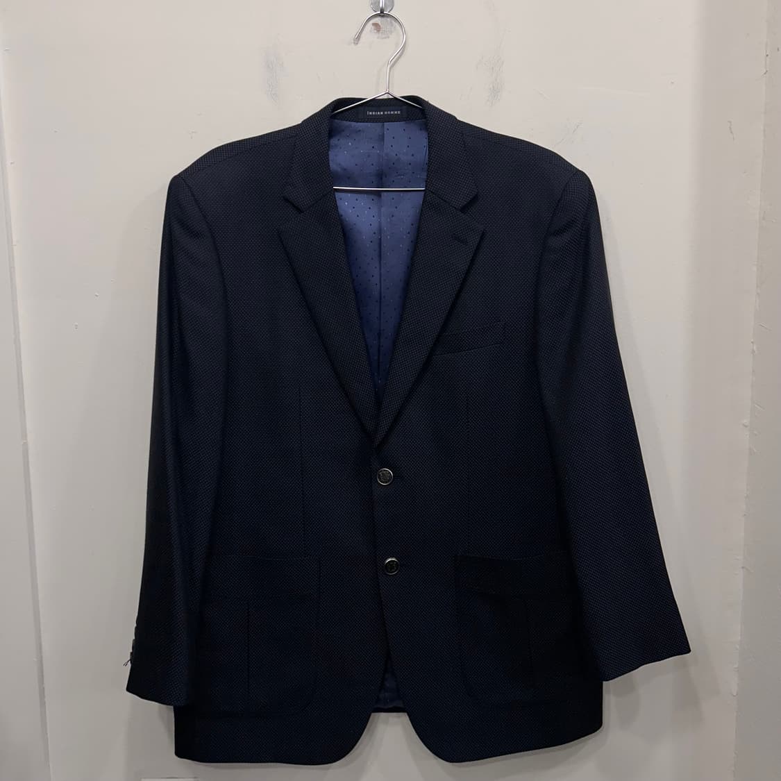 인디안옴므 와플 코튼 오버핏 투버튼 블레이져 상품이미지2