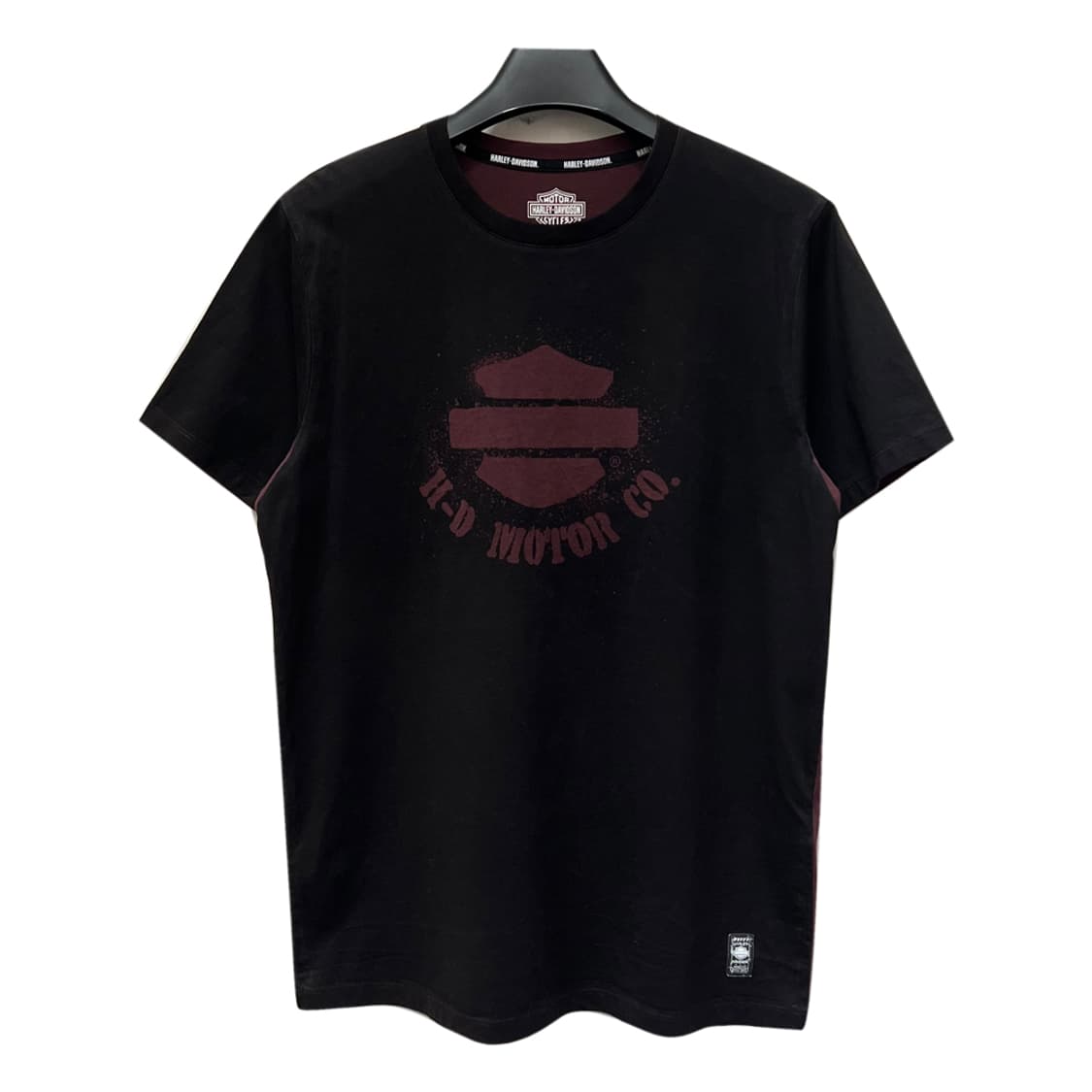 할리데이비슨 투톤 로고 반팔티 L 상품이미지1