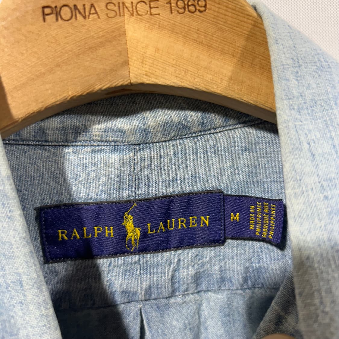 [POLO] 랄프로렌 라이트블루 샴브레이 셔츠 상품이미지5
