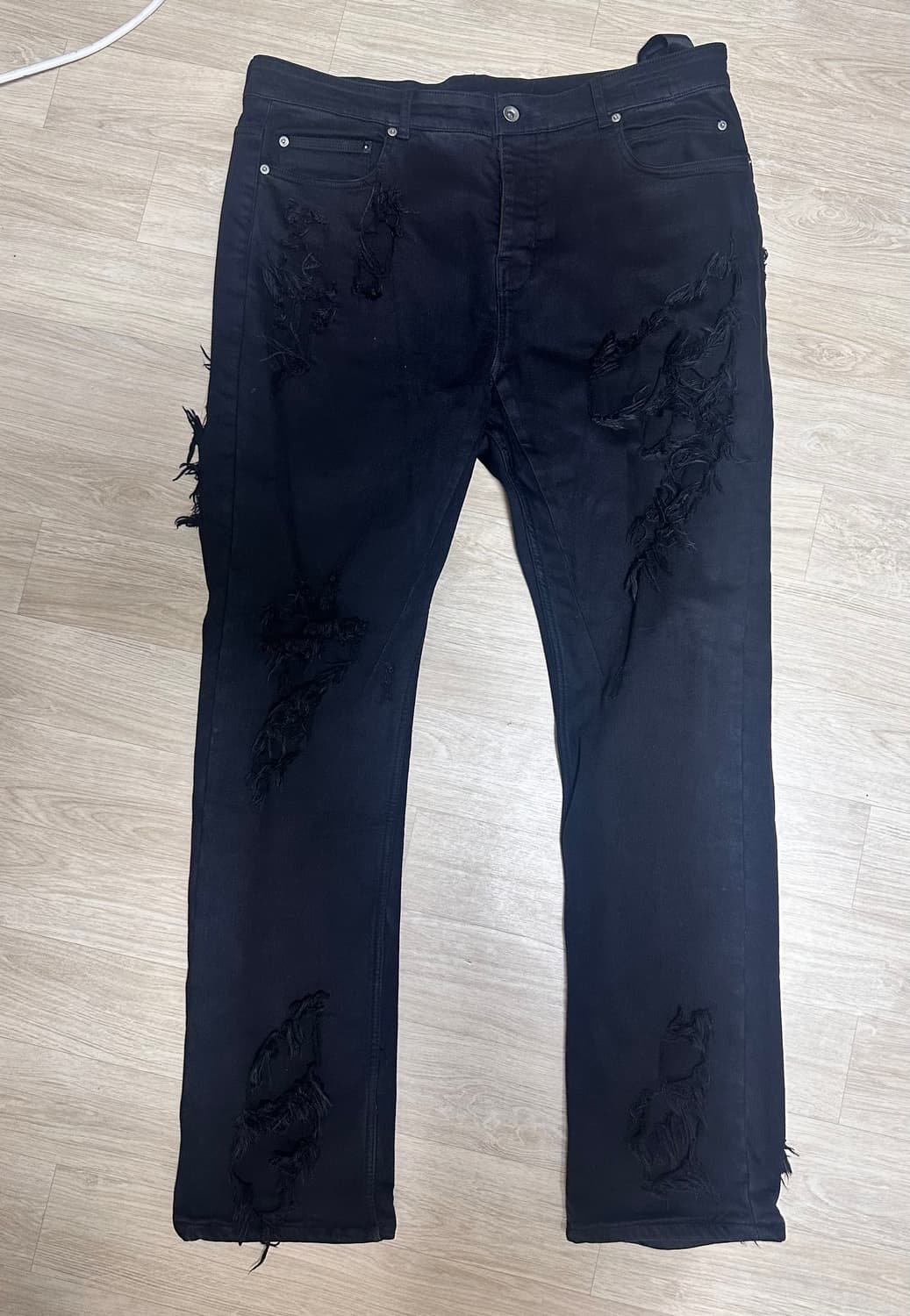 Rick Owens 2022 디트로이트 슬래시 데님 상품이미지1