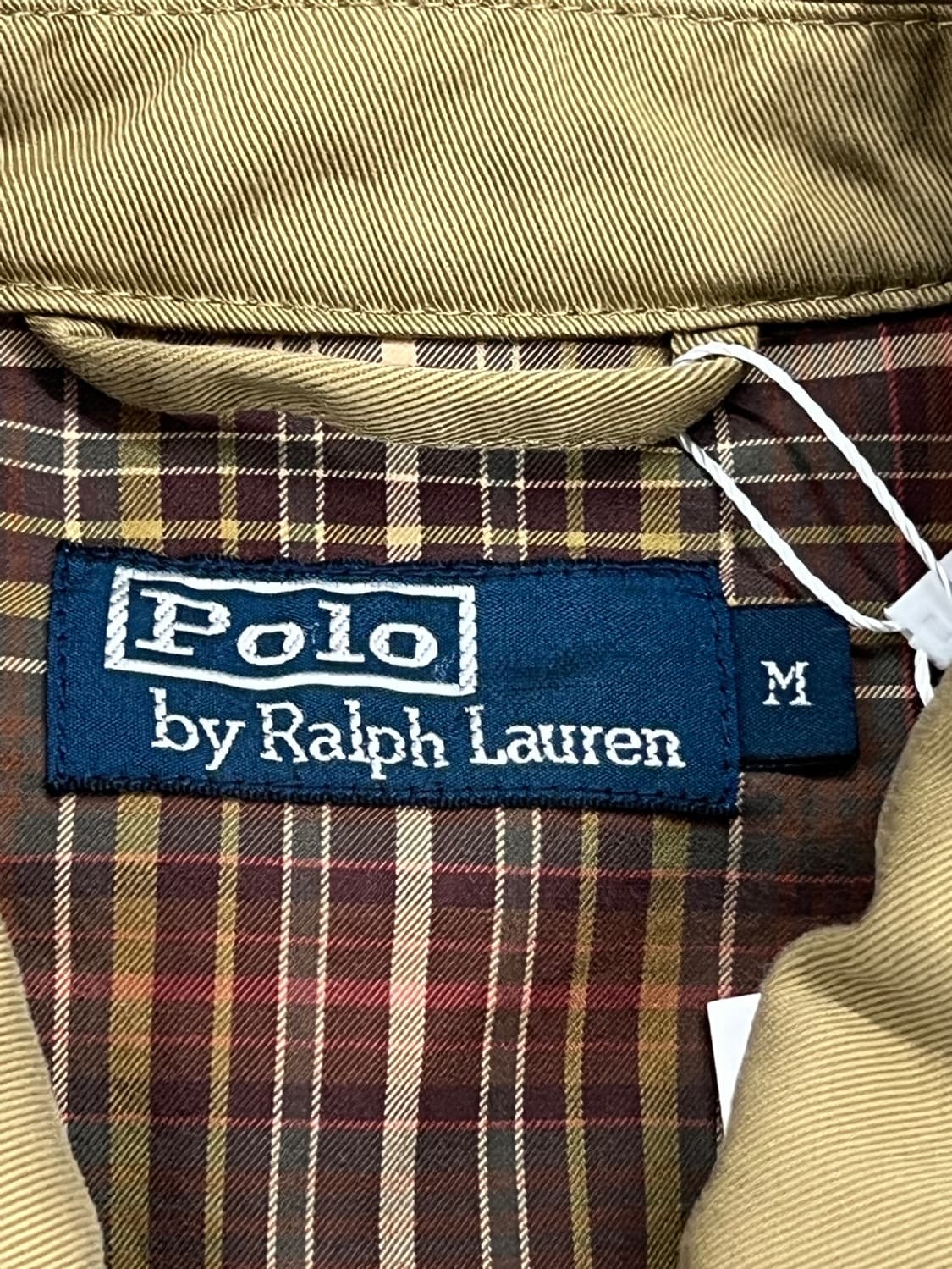 폴로 랄프로렌 체크 라이닝 해링턴 자켓 상품이미지7