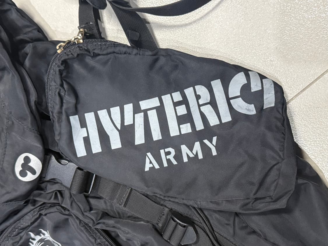 히스테릭 글래머 아카이브 비대칭 대형 백팩 가방 상품이미지4