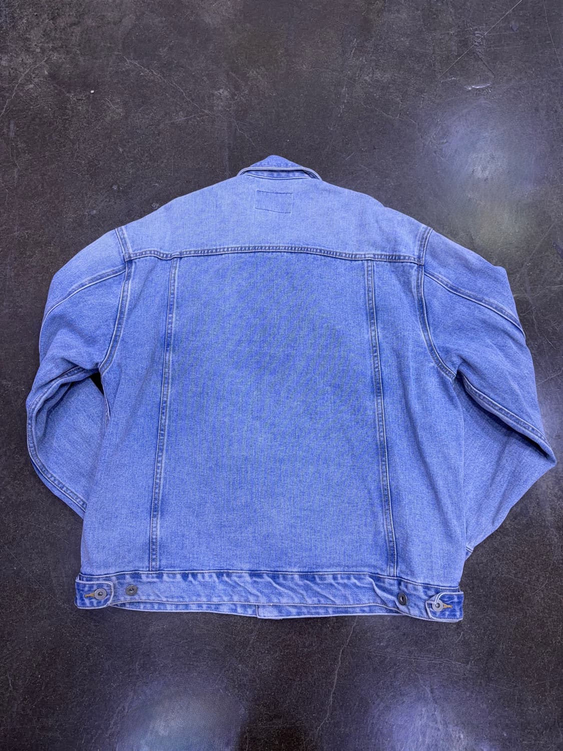 무신사스탠다드 무탠 릴렉스드 트러커 데님자켓 라이트 인디고 2XL 상품이미지6