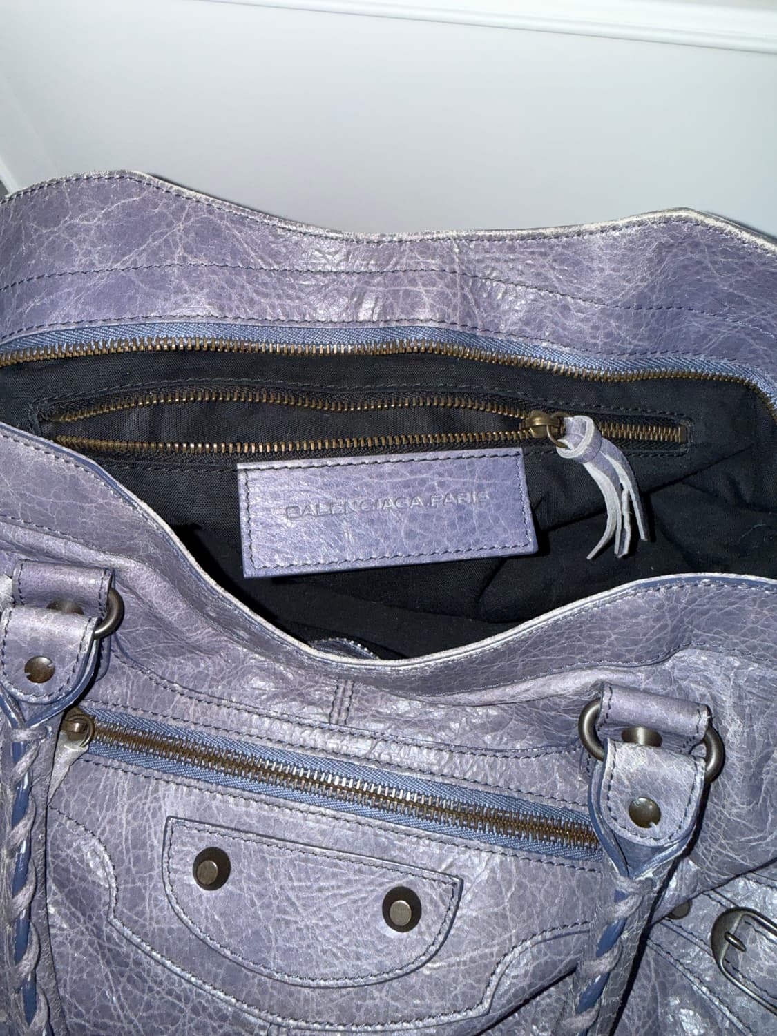 발렌시아가 모터백 연보라 상품이미지2