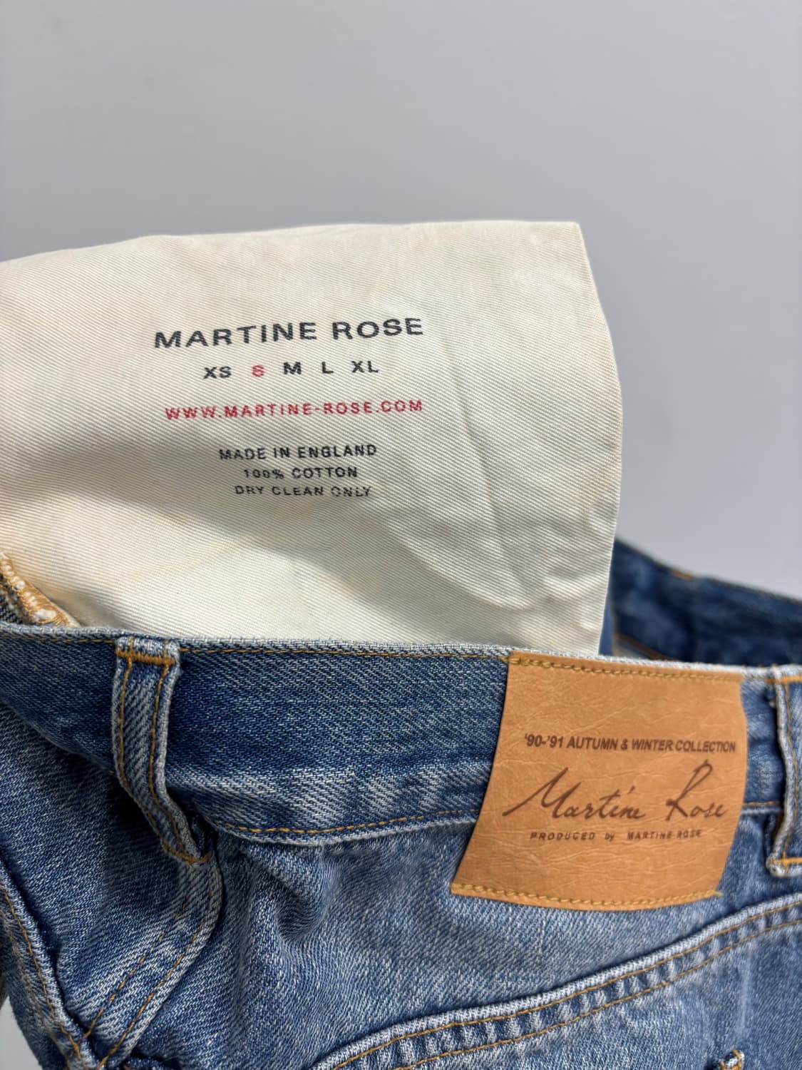 Martine Rose 마틴 로즈 패치워크 스트레이트 데님 상품이미지3