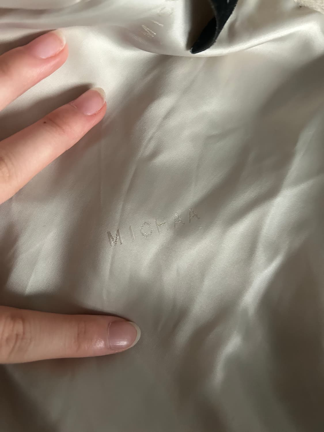 MICHAA 베이지 더플 코트 상품이미지4