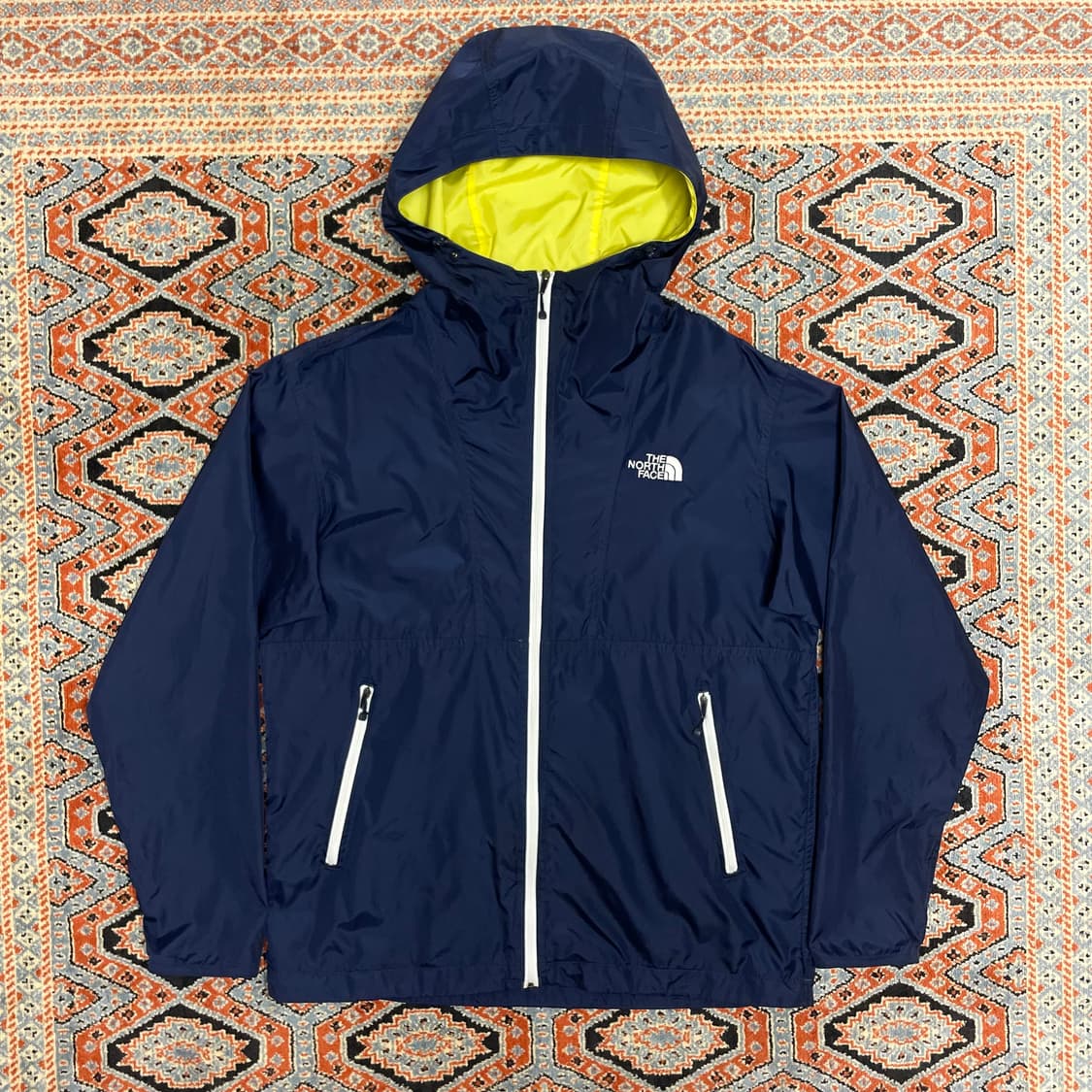 노스페이스 네이비 풀집업 경량 바람막이 자켓 남성M 상품이미지1