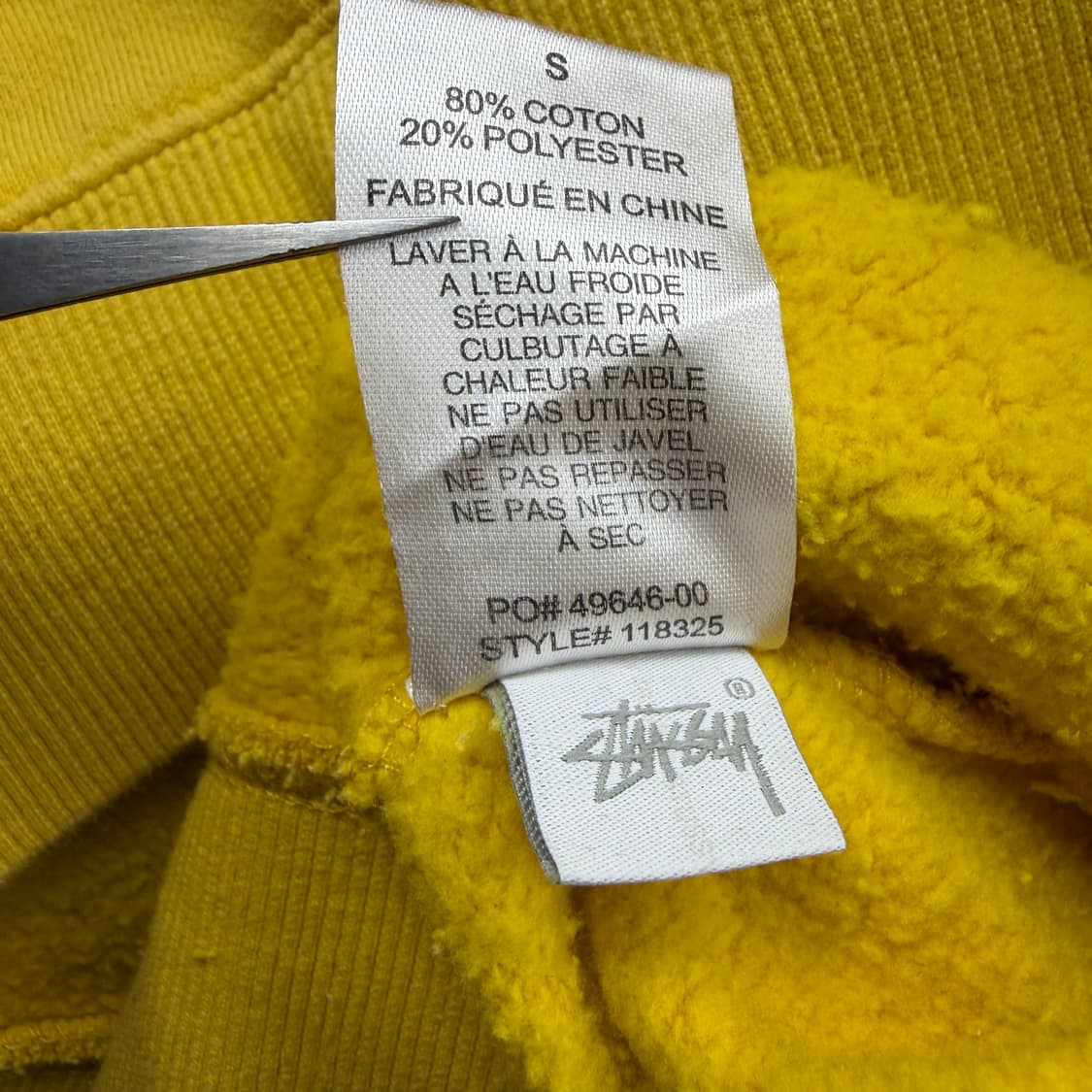 스투시 자수로고 후드 상품이미지6