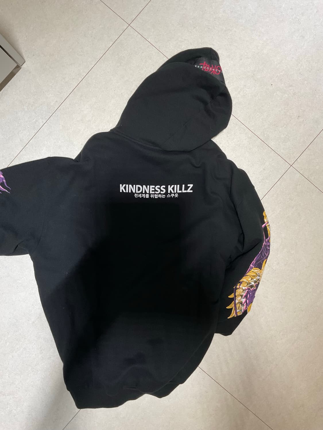 스쿳 어페럴 드래곤 후드집업 상품이미지2