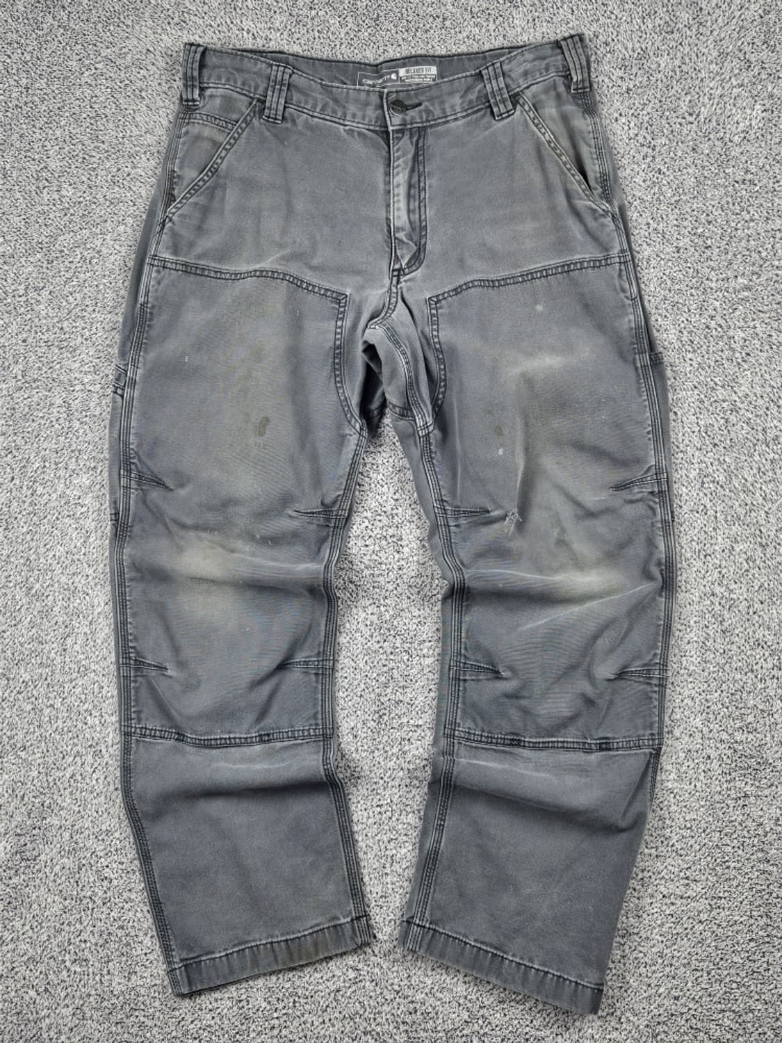 칼하트 코튼캔버스 더블니 카펜터 워크 팬츠 ( 33X30 )/ 10168 상품이미지1