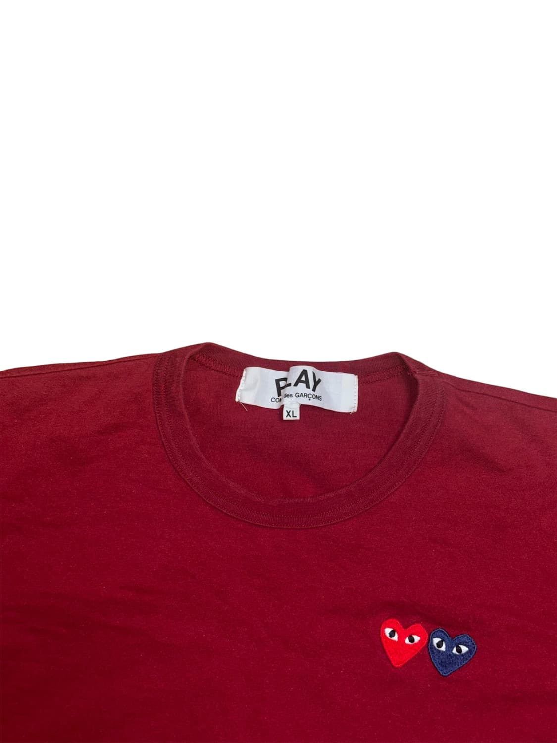 꼼데가르송 더블하트 와펜 반팔 상품이미지4