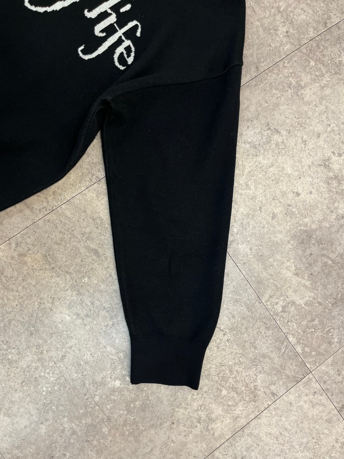 ETCE 이티씨이 레터링 니트 블랙 L #csz2633 상품이미지7