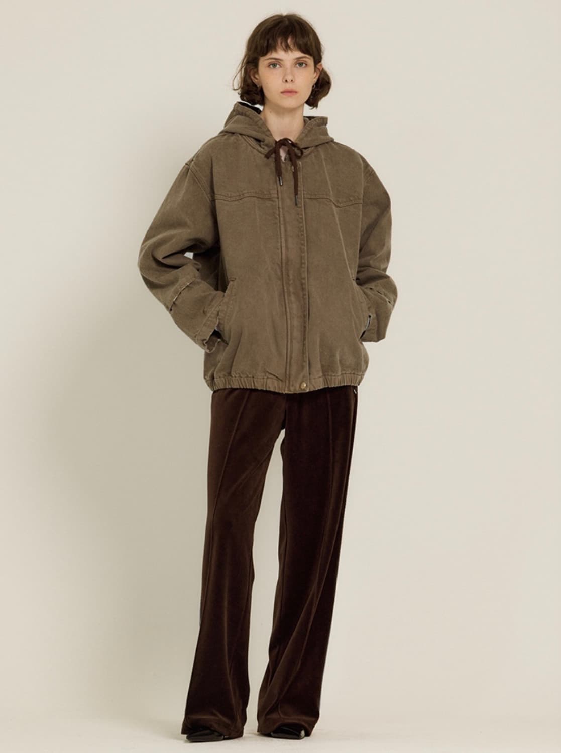 Sienne Elvis Work Jacket (Brown)   상품이미지3