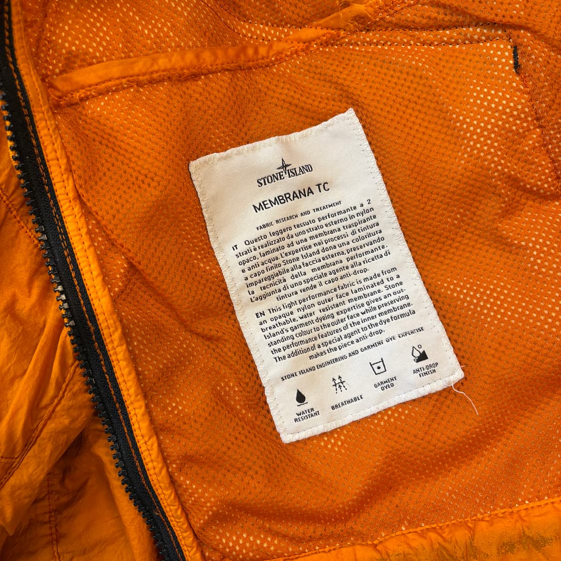 스톤아일랜드 오렌지 멤브라나 TC 상품이미지9