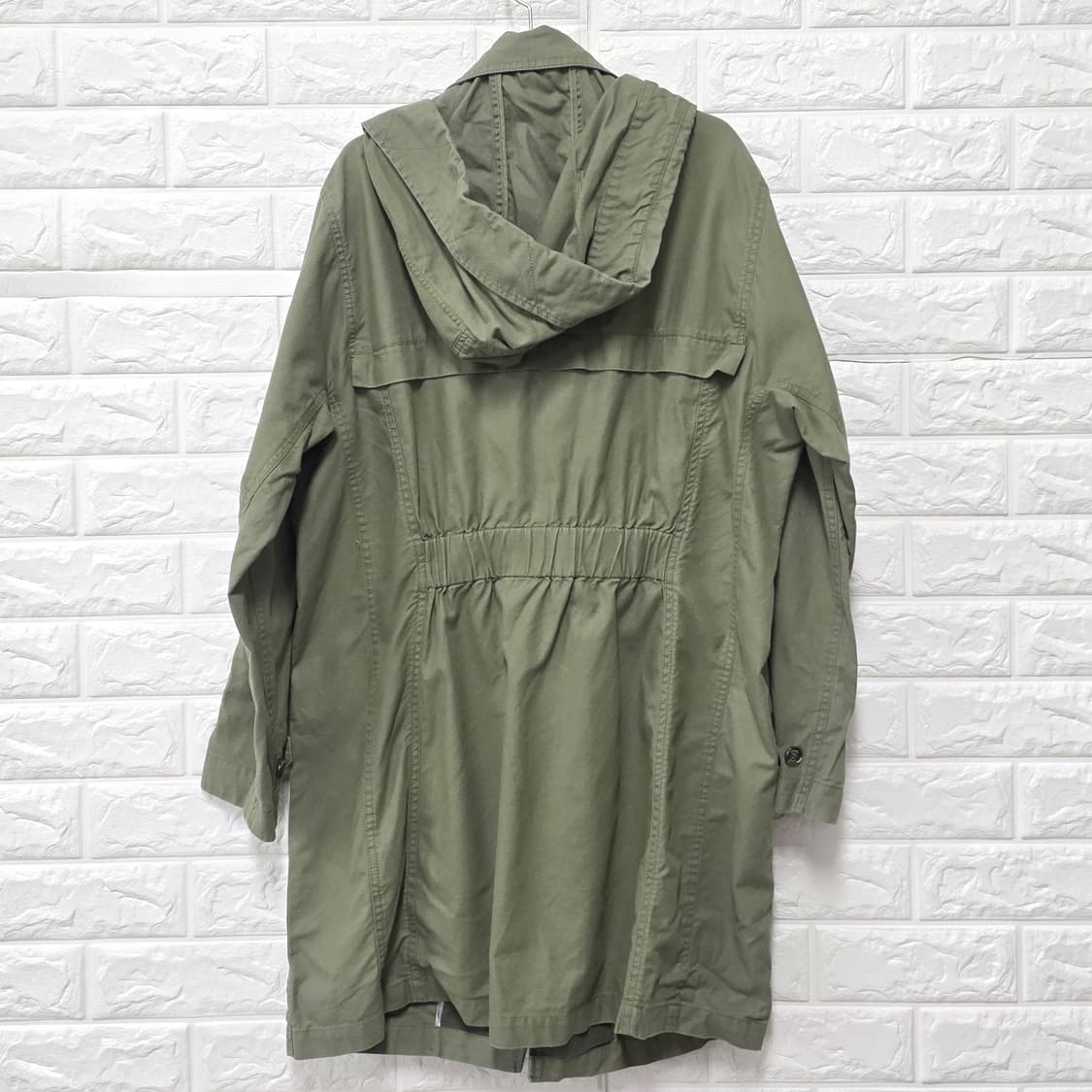 택포_ 써스데이아일랜드 카키 야상 코트 M 상품이미지4