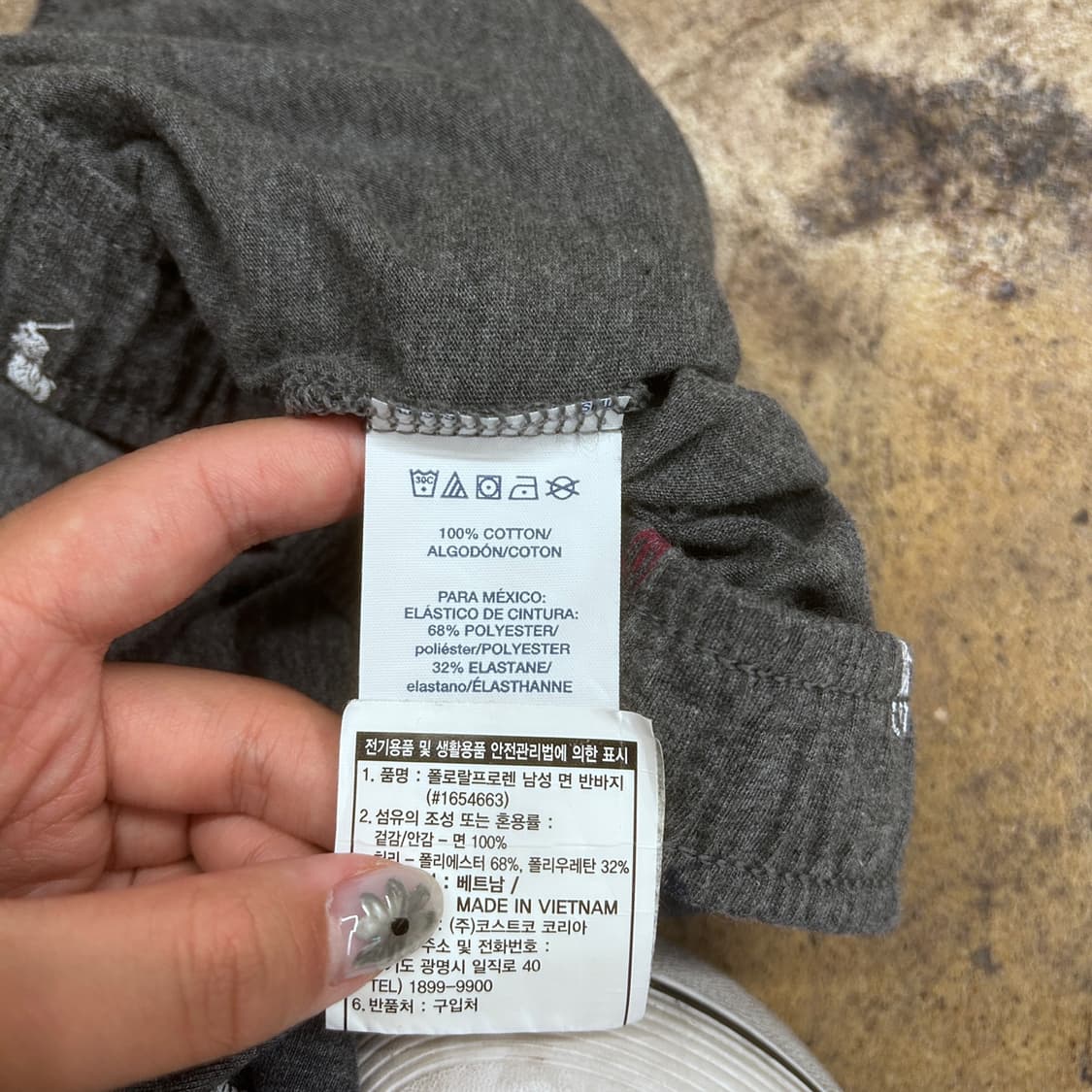 폴로 랄프 로렌 와글와글 도트 패턴 반바지 상품이미지4