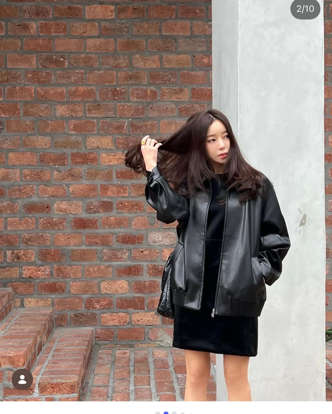 Mud Button Mini Dress 상품이미지3