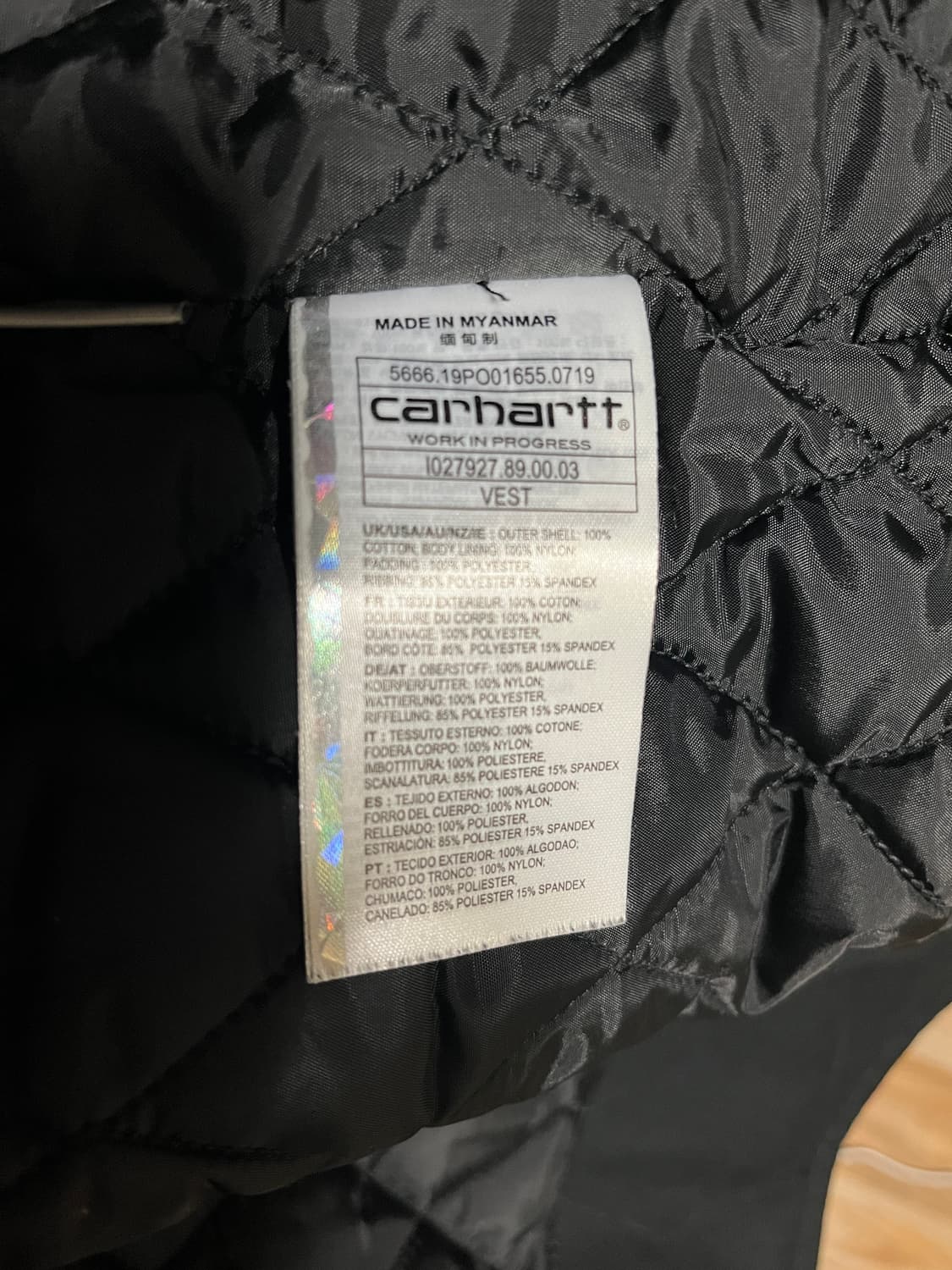칼하트 베스트 조끼 (블랙) 상품이미지6