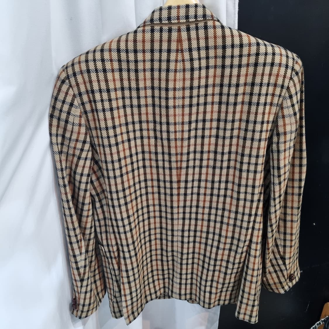 닥스 남성 빈티지 시그니처 모직 체크자켓 상품이미지3