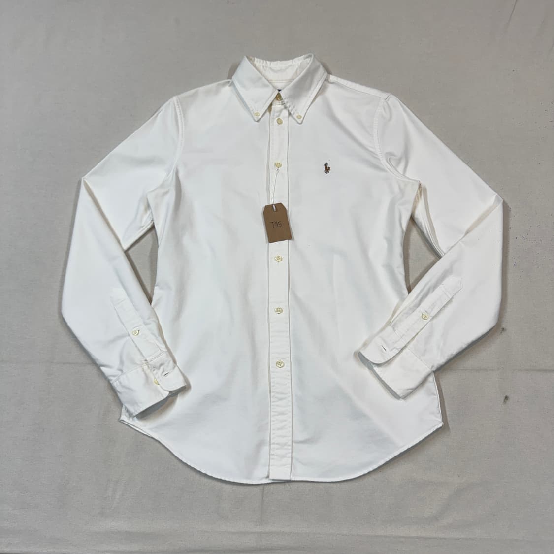 S) 폴로 랄프로렌 클래식 화이트 옥스포드 셔츠 T95 상품이미지1