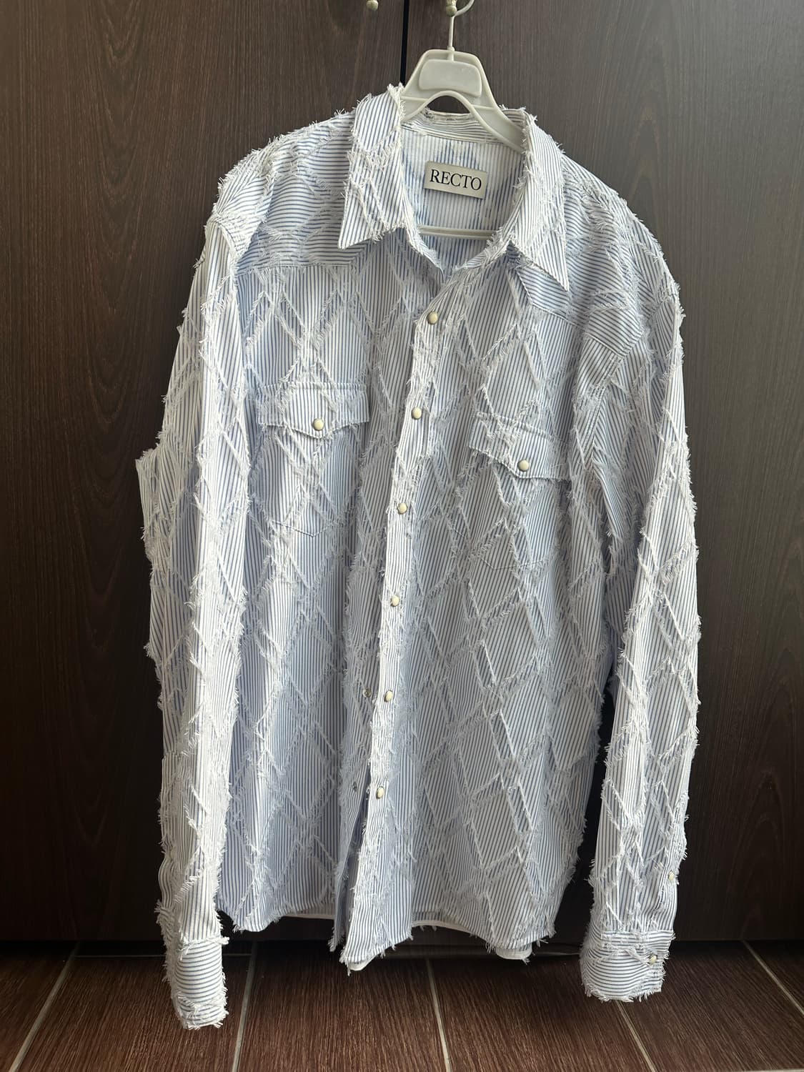 recto 렉토 보헤미안 셔츠 L 상품이미지3
