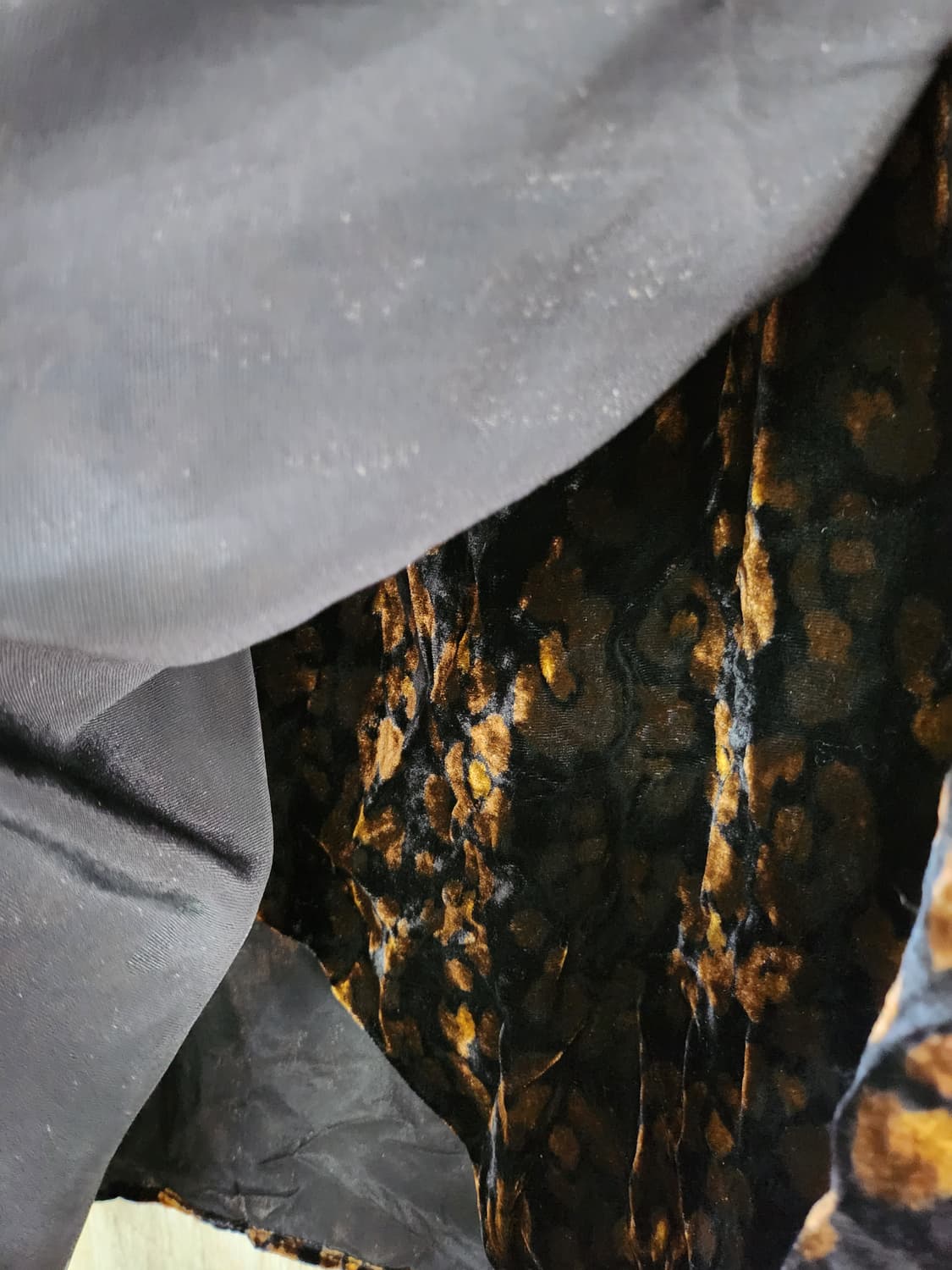 156) ZARA REF 벨벳 레오파드 랩원피스 상품이미지6