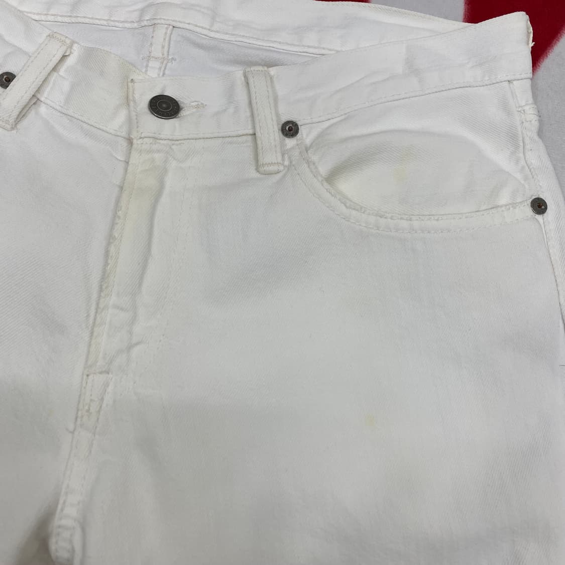 폴로 셀비지 화이트데님팬츠 31 상품이미지5
